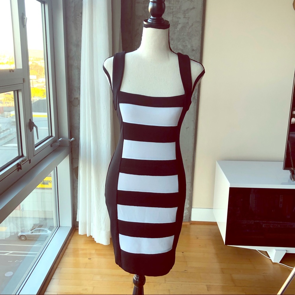 G by Guess bandage dress
